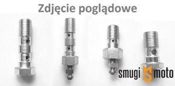 Śruba przewodu hamulcowego Fren Tubo M10x1,25 (różne długości, z / bez odpowietrznika)