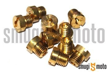 Dysze główne Dellorto 6mm, zestaw 10szt (różne rozmiary)