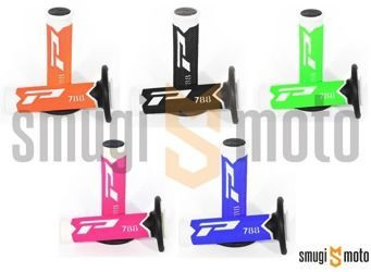 Manetki Progrip 788, trójkolorowe, z białą końcówką manetki