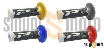 Manetki Progrip 788, trójkolorowe, z szarą końcówką manetki