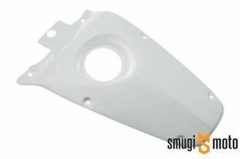 Nakładka siedzenia pasażera BCD, biała, Yamaha Aerox