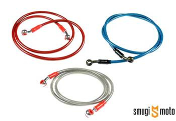 Przewód hamulcowy w stalowym oplocie Racing Force V2, 120cm (różne kolory)