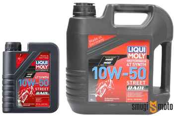 Olej Liqui Moly 4T Synth 10W50 Street Race (100% syntetyk) (różne pojemności)