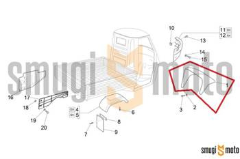 Błotnik przedni, Piaggio APE 50 '98-