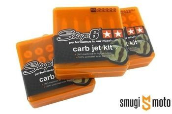 Dysze główne do Keihin PWK / Polini CP (Stage6 / Tec / Motoforce), zestaw 10szt (różne rozmiary)