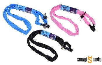 Zapięcie koła / łańcuch zabezpieczający Leoshi 5x1500 (różne kolory)