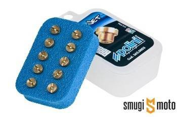 Dysze główne Dellorto 5mm, zestaw Polini 10szt (różne rozmiary)