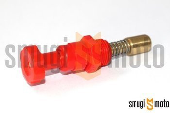 Ssanie ręczne ZSDTRP, Keihin PWK, przycisk, czerwony, plastikowy