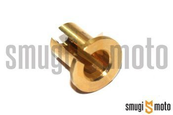 Gniazdo / zaczep pancerza linki gazu w rozgałęźniku / łączniku 269571 (nowy typ), Aprilia / Gilera / Piaggio