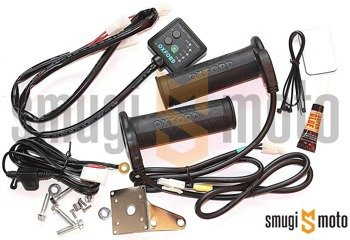 Manetki podgrzewane Oxford Touring, z panelem sterującym, 22mm, długość 110 - 120 mm