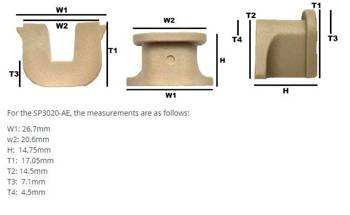 Ślizgi wariatora Dr.Pulley, BMW C 600 Sport, C 650 GT (4 szt.) (starszy, cieńszy typ)
