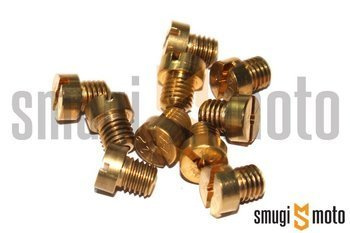 Dysze główne Dellorto 5mm, zestaw 10szt (różne rozmiary)