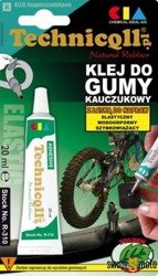 Klej Technicqll, do gumy i materiałów gumopodobnych, itp.bardzo elastyczny, 20ml