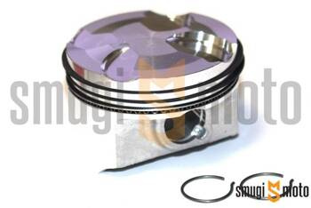 Tłok z pierścieniami i zabezpieczeniami sworznia, d.58mm, Aprilia RX-SX / RS / RS4 / Tuono 125cc 4T '11-18 (różne selekcje)