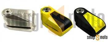 Blokada tarczy hamulcowej z alarmem KOVIX KNL14, bolec 14mm, srebrna