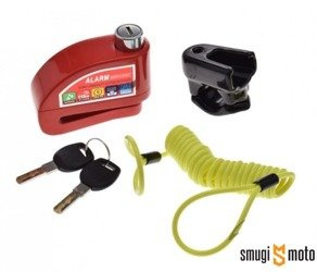 Blokada tarczy z Alarmem WM, czerwona