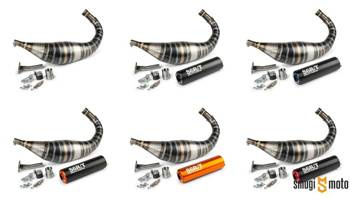 Wydech Stage6 R/T 80-90cc, dolny, Minarelli AM6 (różne kolory)