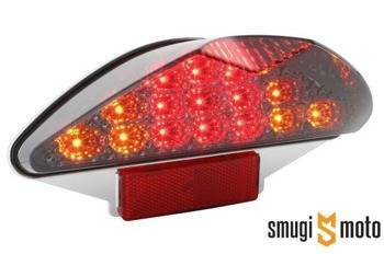 Lampa STR8 LED Black Line z kierunkowskazami, Nitro / Aerox / RS -99 / Focus... (E)